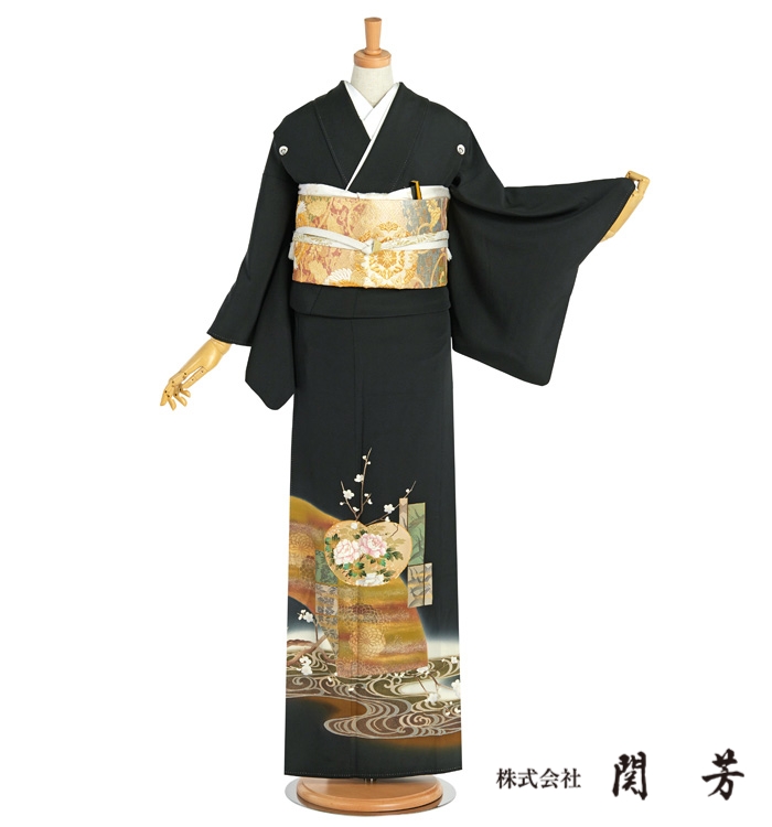 関芳 黒留袖 No.CA-1999-Mサイズ
