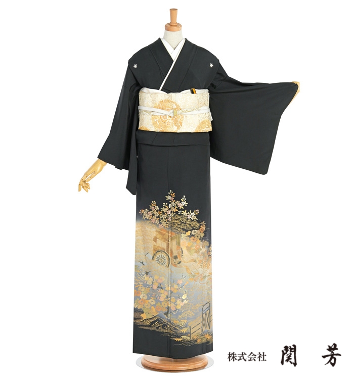 関芳 黒留袖 No.CA-2001-Mサイズ