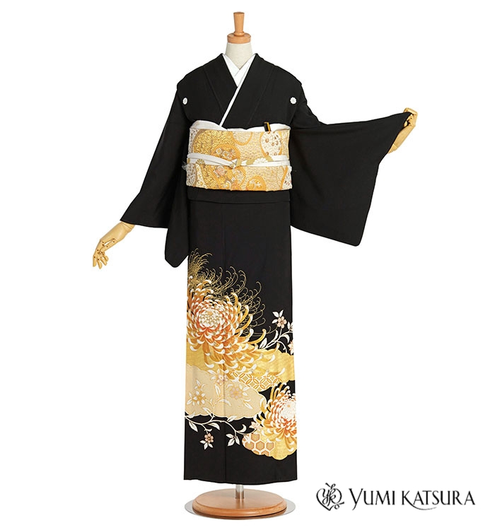 桂由美 黒留袖 No.CA-2015-Mサイズのレンタル｜きもの365