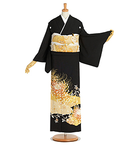 桂由美 黒留袖 No.CA-2015-Mサイズ