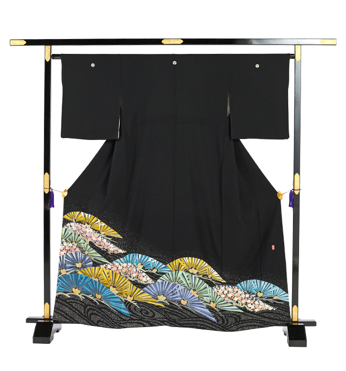 友禅 黒留袖 No.CA-2017-Sサイズのレンタル｜きもの365