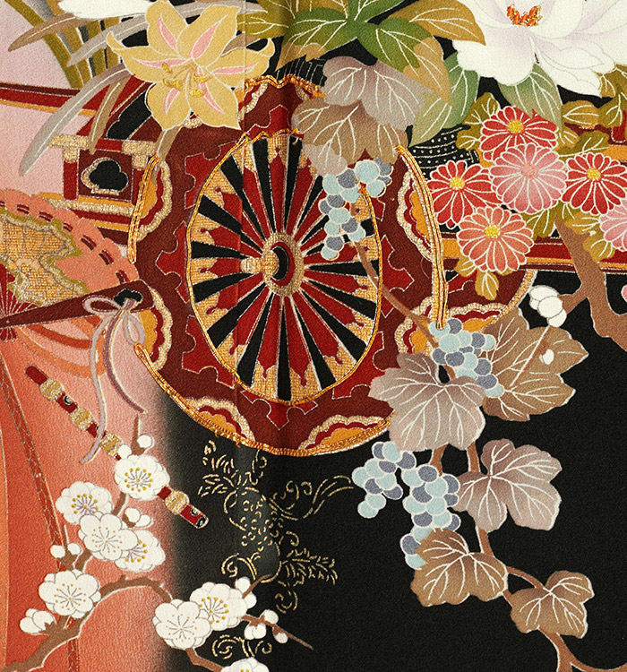 着物単品】谷崎潤一郎の世界 黒留袖 No.CA-2038-Sサイズの通販｜きもの