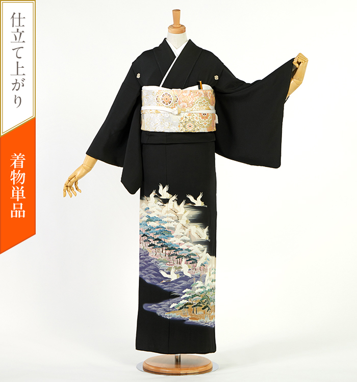 着物単品】黒留袖 No.CA-2075-ワイド-SOサイズの通販｜きもの365