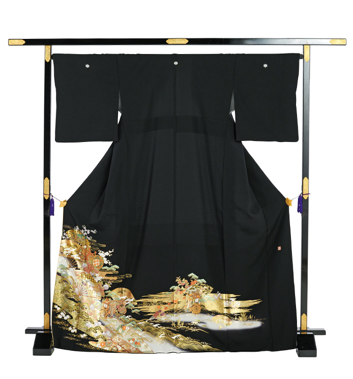 留袖 黒留袖 桂由美 胡蝶蘭 楽天市場】【最大3枚まで試着可能】金彩友禅 胡蝶蘭 黒留袖