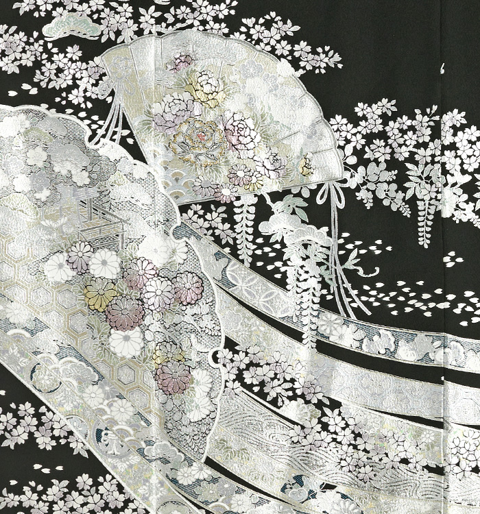 桂由美 黒留袖 No.CA-2113-ワイド-LOサイズのレンタル｜きもの365