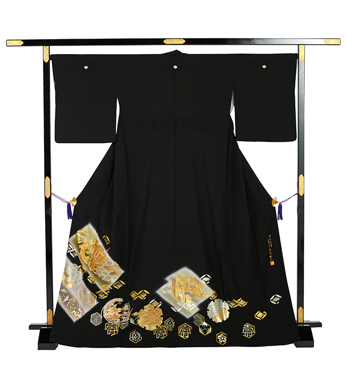 金彩工芸士 宮川聖一 黒留袖 No.CA-2178-Mサイズ_03
