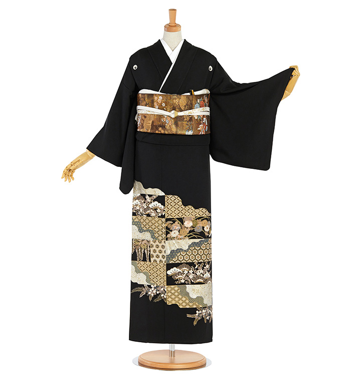 夏物黒留袖 黒留袖 No.CA-2286-Sサイズのレンタル｜きもの365