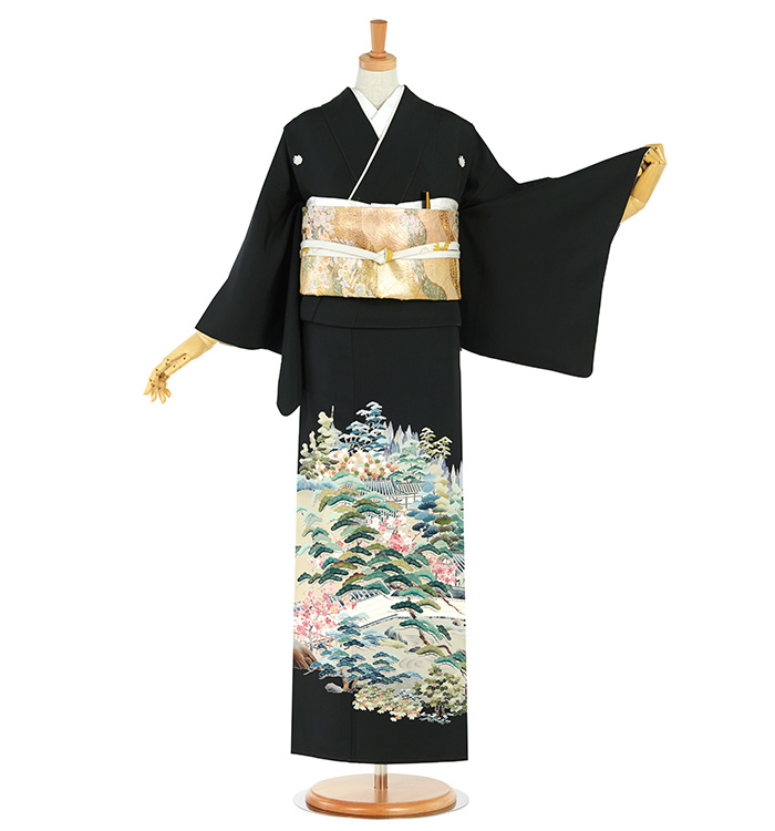 黒留袖 No.CA-2302-Sサイズのレンタル｜きもの365