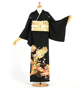 黒留袖（専用襦袢付）No.CA-1804-Sサイズの通販｜きもの365