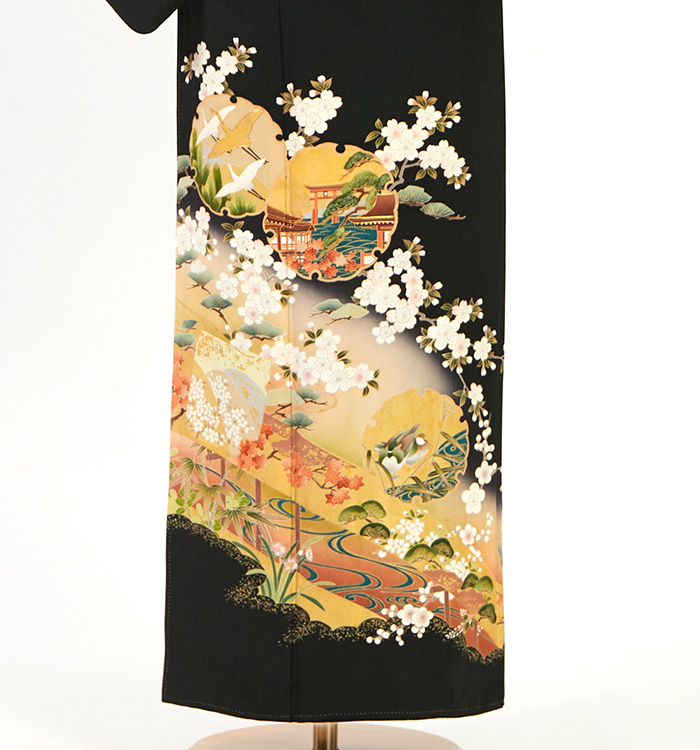 黒留袖 黒留袖 No.CA-2327-Mサイズのレンタル｜きもの365