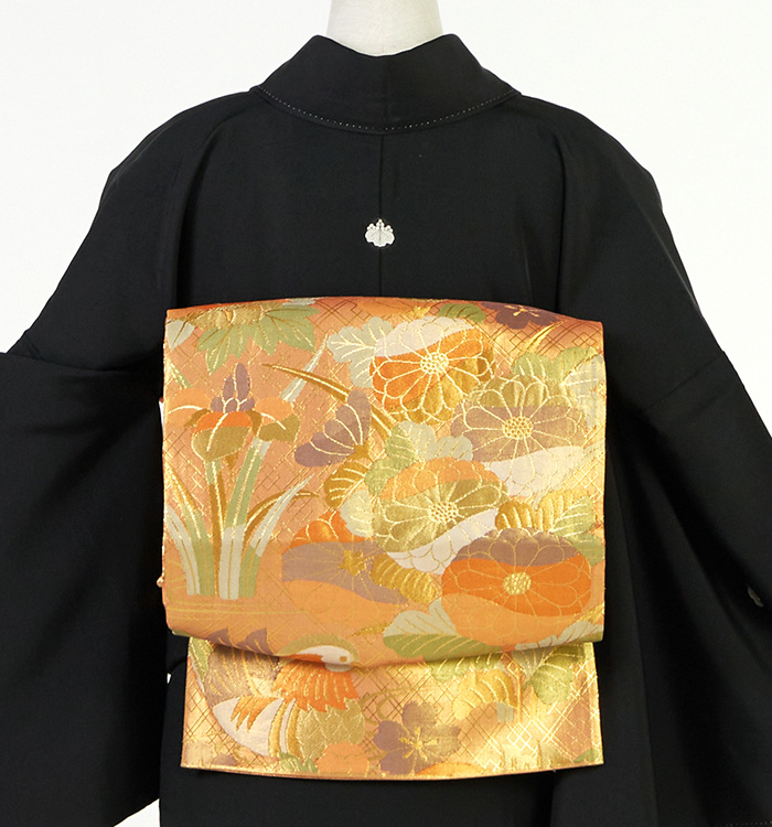 黒留袖　寿峰　作家もの　金彩　華紋　シャンデリア　花模様　着物　063b 黒留袖 No.CA-2328-Mサイズのレンタル｜きもの365