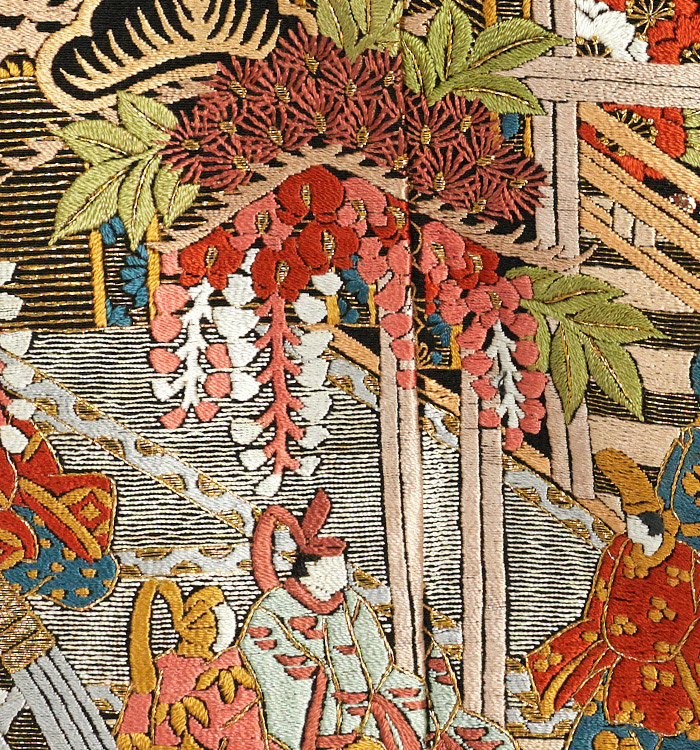 総刺繍 黒留袖 No.CA-2358-ワイド-MOサイズのレンタル｜きもの365