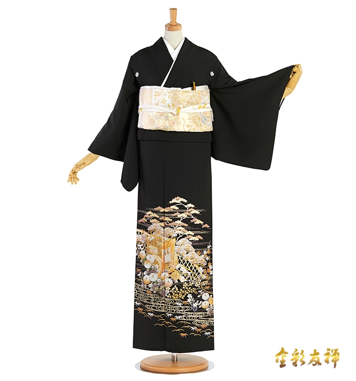 和田光正 黒留袖 No.CA-2423-Mサイズのレンタル｜きもの365