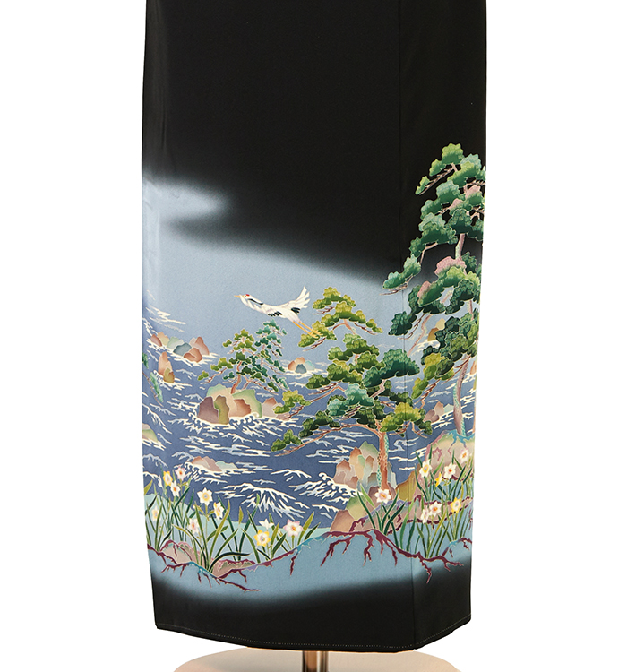 黒留袖 No.CA-2446-ワイド-SOサイズのレンタル｜きもの365