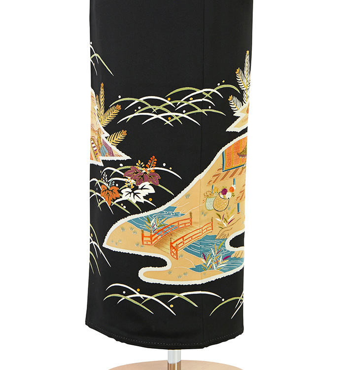 東京染繍大彦 黒留袖 No.CA-2449-Sサイズのレンタル｜きもの365