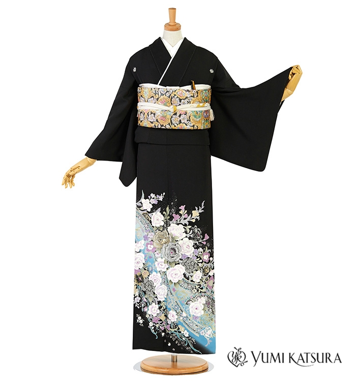 桂由美 黒留袖 No.CA-2457-Mサイズ