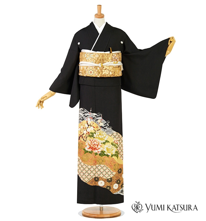桂由美 黒留袖 No.CA-2461-Mサイズ