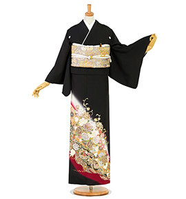 桂由美 黒留袖 No.CA-2463-Mサイズ