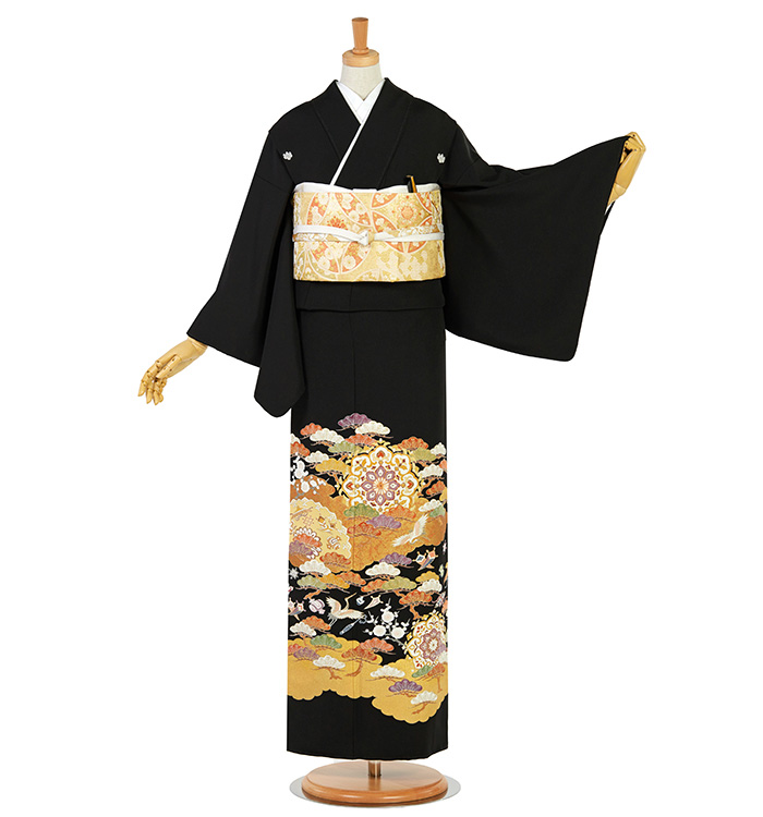黒留袖 No.CA-2488-Lサイズのレンタル｜きもの365