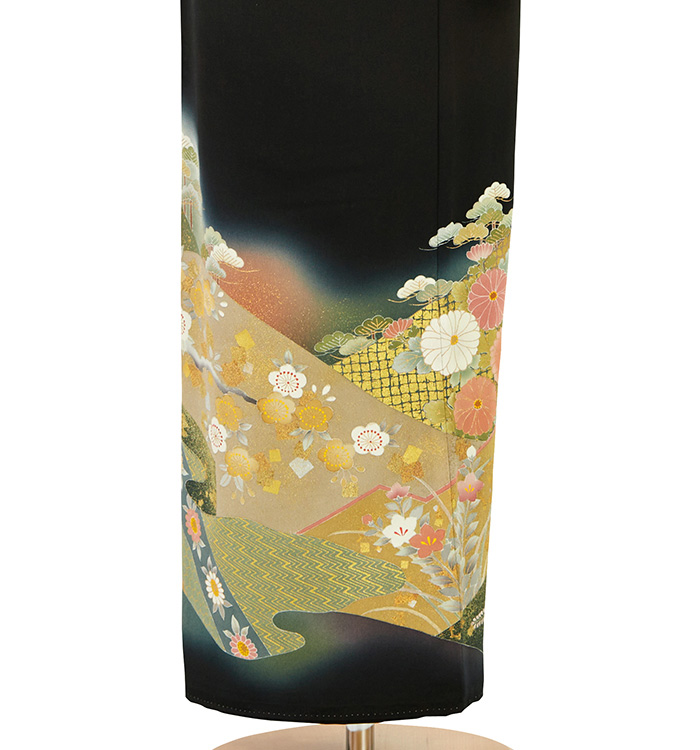 松井青々 黒留袖 No.CA-2500-Mサイズのレンタル｜きもの365