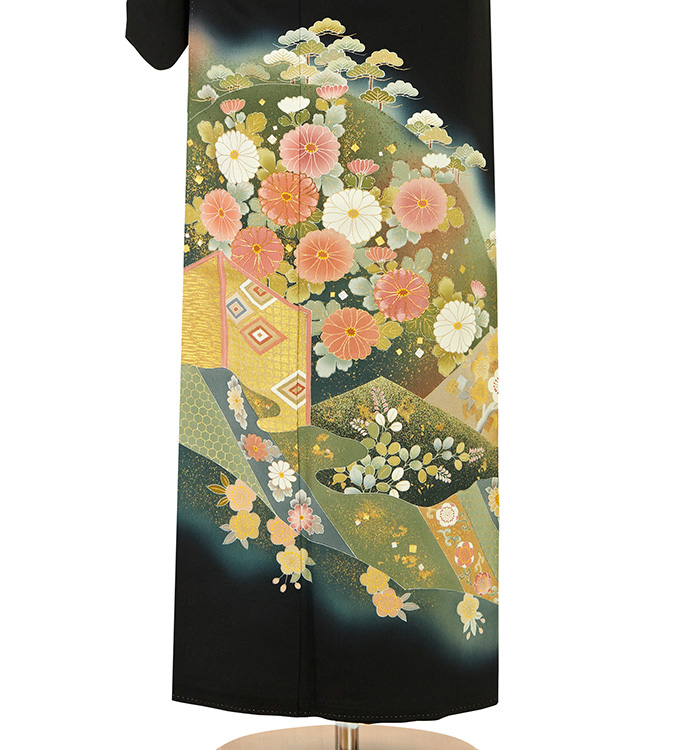 松井青々 黒留袖 No.CA-2500-Mサイズのレンタル｜きもの365