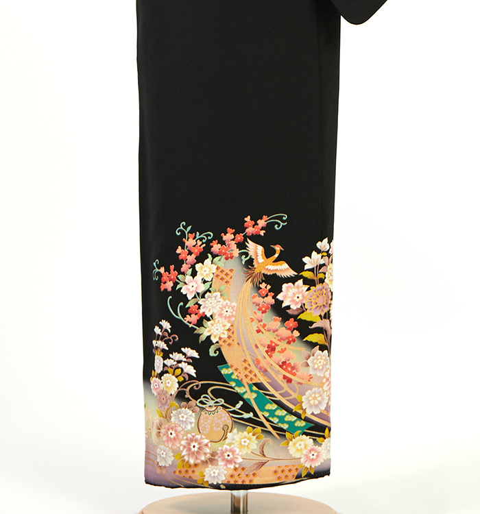 黒留袖 No.CA-2538-ワイド-LOサイズの通販｜きもの365