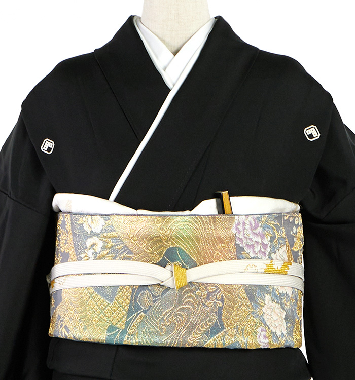 黒留袖 No.CA-2564-ワイド-LOサイズの通販｜きもの365