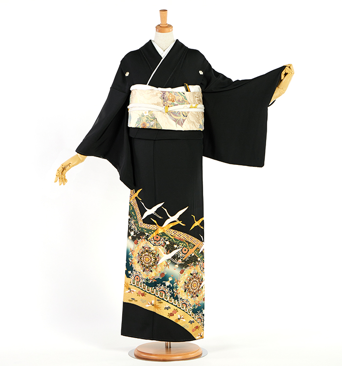 山本寛斎 黒留袖 No.CA-2569-Sサイズ