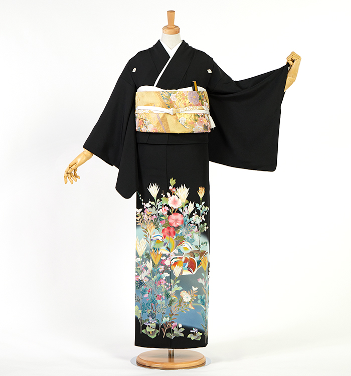 友禅 黒留袖 No.CA-2584-Sサイズの通販｜きもの365