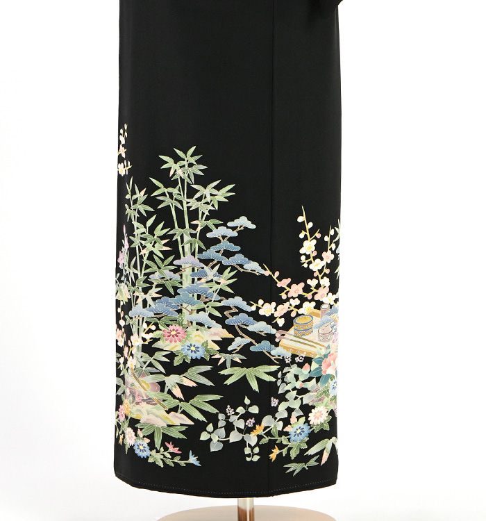 本加賀友禅 黒留袖 No.CA-2586-Mサイズのレンタル｜きもの365