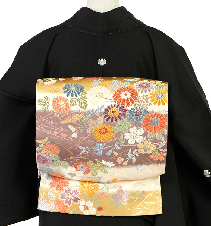 帯・逸品】本加賀友禅 黒留袖 No.CA-2601-Lサイズのレンタル｜きもの365