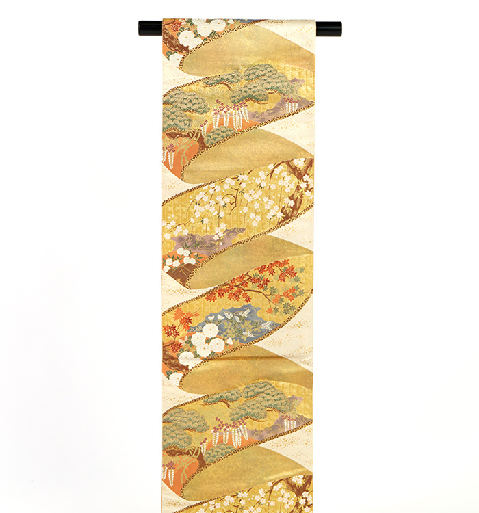 帯・逸品】金彩京友禅 黒留袖 No.CA-2603-ワイド-LOサイズのレンタル