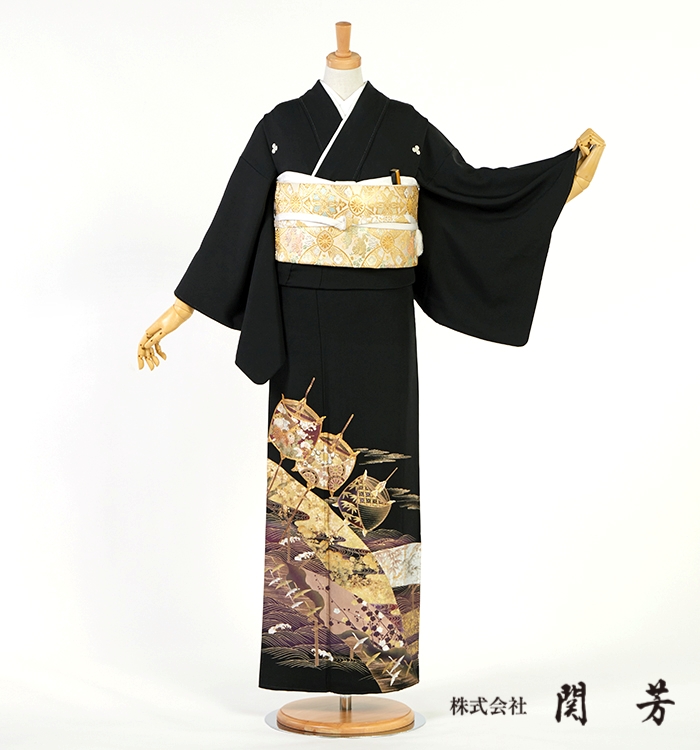 関芳 黒留袖 No.CA-2609-Sサイズ