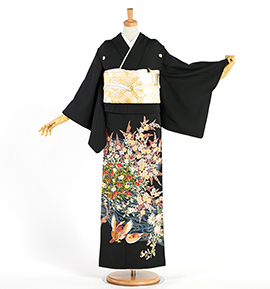 黒留袖（専用襦袢付）No.CA-1804-Sサイズの通販｜きもの365