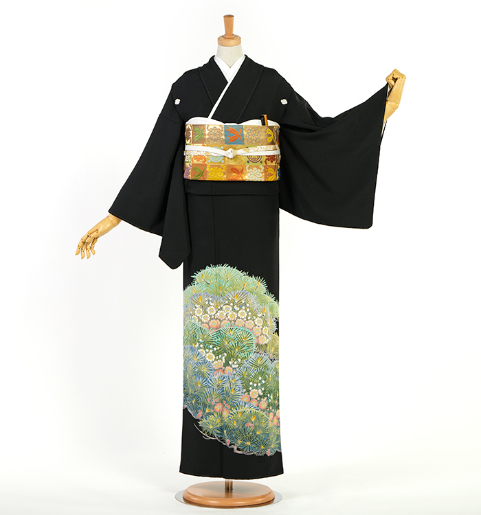 帯・逸品】本加賀友禅 黒留袖 No.CA-2648-Lサイズのレンタル｜きもの365