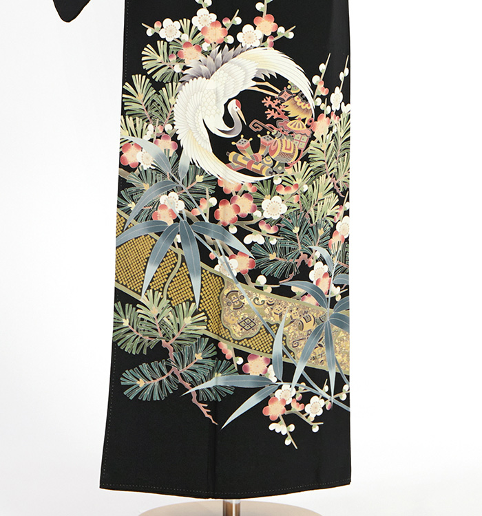 手描友禅作家 黒留袖 No.CA-2652-Sサイズのレンタル｜きもの365