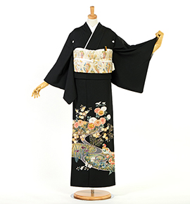 黒留袖（専用襦袢付）No.CA-1804-Sサイズの通販｜きもの365