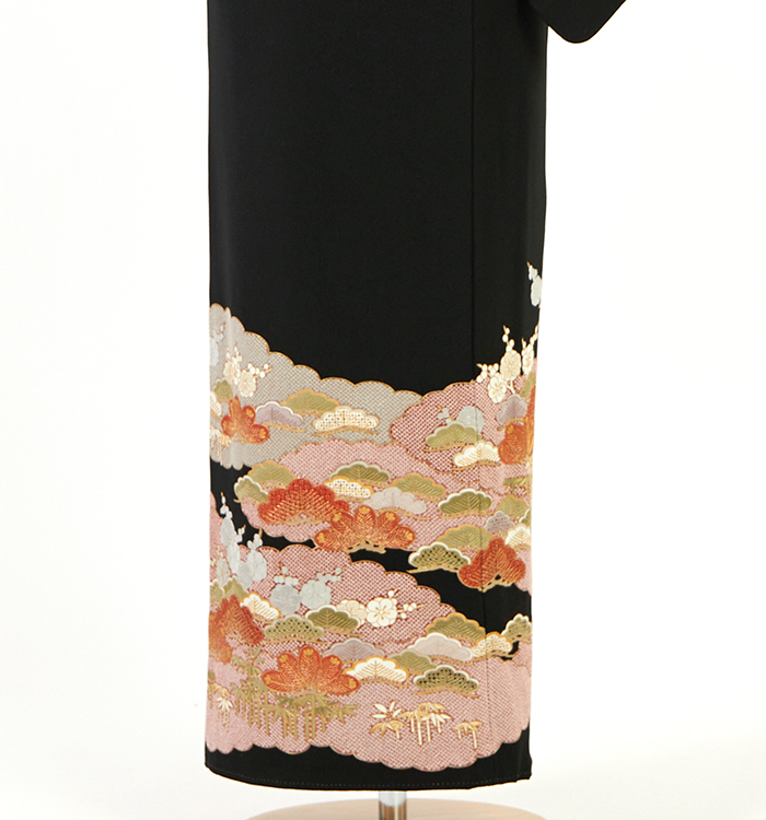 汕頭刺繍 黒留袖 No.CA-2662-Sサイズのレンタル｜きもの365