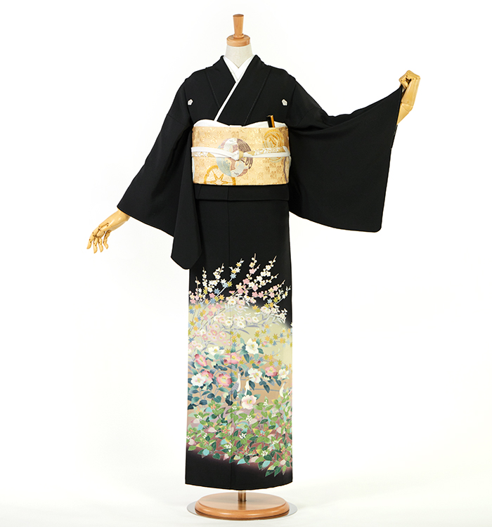 手描友禅作家 黒留袖 No.CA-2664-Mサイズのレンタル｜きもの365