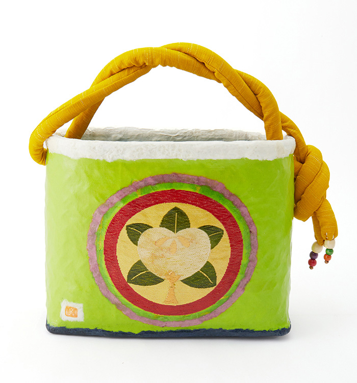 たちばな模様の一閑張りバック No.5WW-0013-00の通販｜きもの365