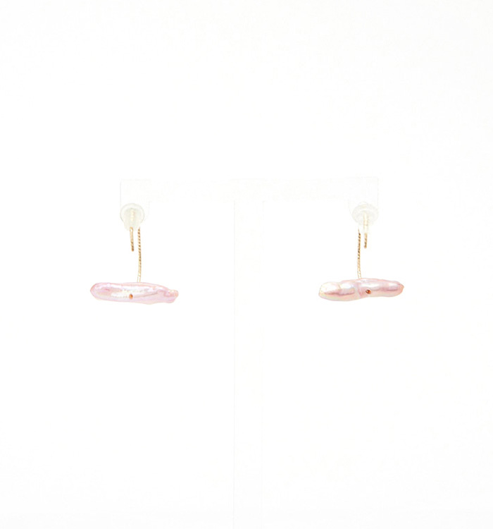 ビワフックピンクピアス No.5XJ-0036-00_01