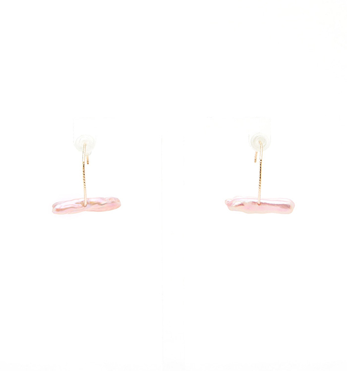 ビワフックピンクピアス No.5XJ-0036-00の通販｜きもの365