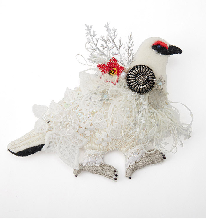 irodori az brooch(ライチョウ) No.5XW-0003-00の通販｜きもの365