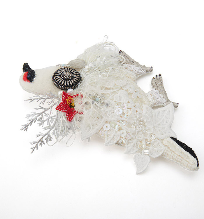 irodori az brooch(ライチョウ) No.5XW-0003-00の通販｜きもの365