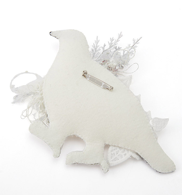irodori az brooch(ライチョウ) No.5XW-0003-00の通販｜きもの365
