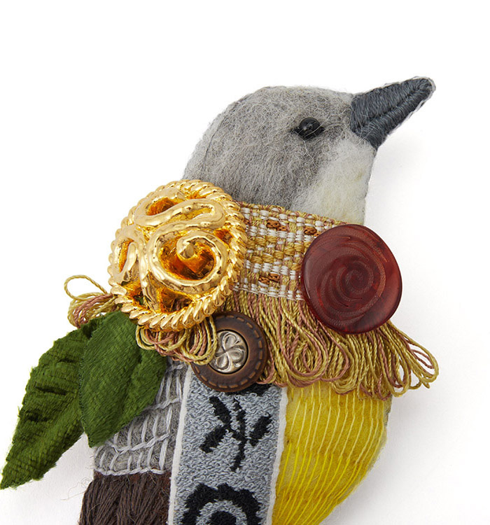 irodori az brooch(キセキレイ) No.5XW-0011-00の通販｜きもの365