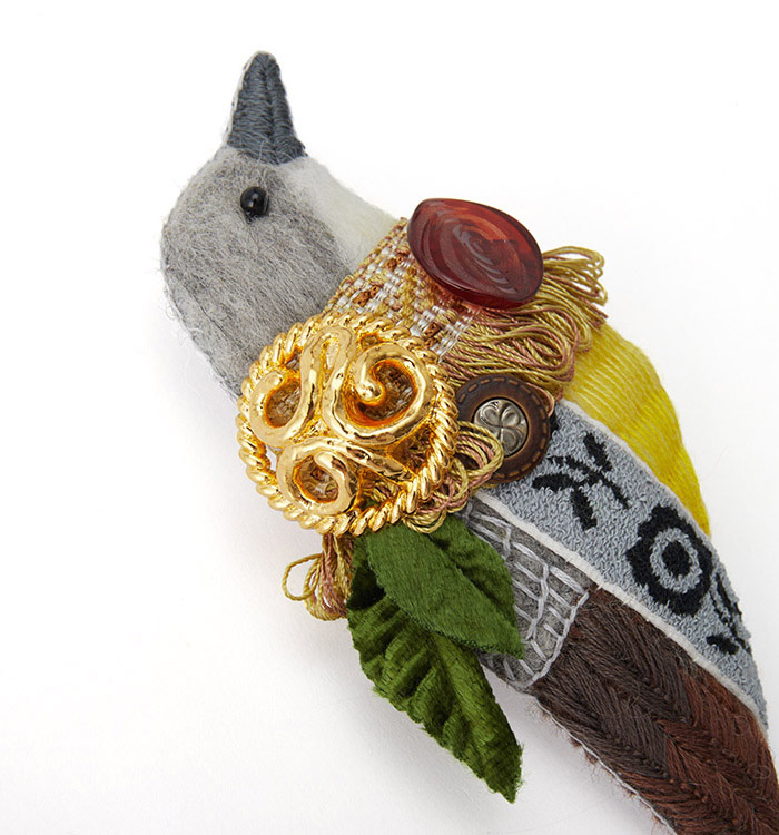 irodori az brooch(キセキレイ) No.5XW-0011-00の通販｜きもの365