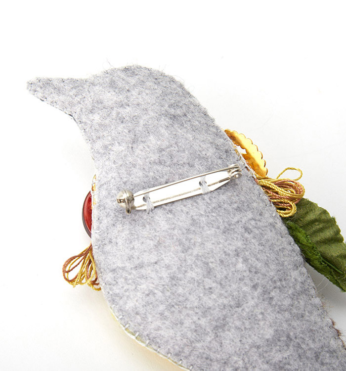 irodori az brooch(キセキレイ) No.5XW-0011-00の通販｜きもの365