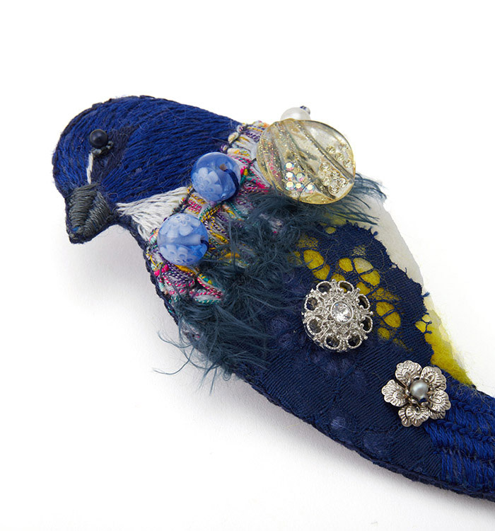 irodori az brooch(ルリビタキ) No.5XW-0007-00の通販｜きもの365
