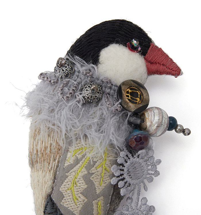 irodori az brooch(文鳥) No.5XW-0006-01の通販｜きもの365